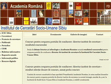 Tablet Screenshot of icsusib.ro
